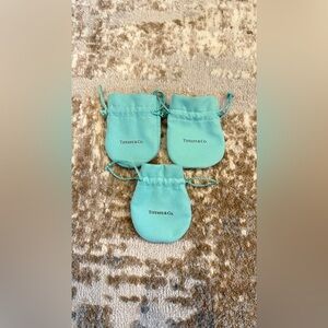 Authentic Tiffany & Co. jewelry holder pouch bundle 3 for sale